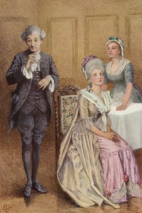 Illustration für Eine empfindsame Reise von Laurence Sterne von Everard Hopkins