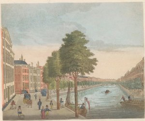 Ansicht der Herengracht, ca. 1810-1813 von Evert Maaskamp