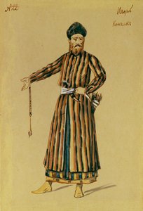 Kostümentwurf für die Oper Fürst Igor von A. Borodin, 1890