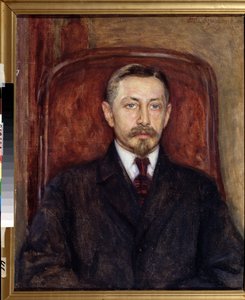Porträt des Schriftstellers Ivan A. Bunin von Evgeniy Iosipovich Bukovetsky