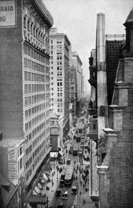 Chestnut Street, Philadelphia, Pennsylvania, USA von Ewing Galloway