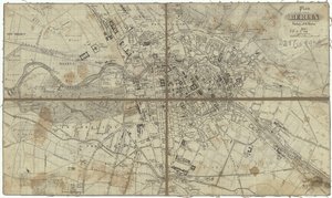 Plan von Berlin von F.H. Morin