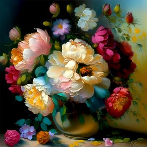 Schöne Rosen in einer Vase