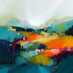 moderne abstrakte Landschaft
