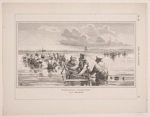 Schleppfischer im Limfjord von F. Hendriksen