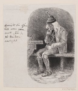 Illustration zu "Den siebten Vater im Haus" von F. Hendriksen