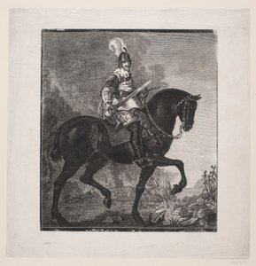 Karel van Mander: Christian IV zu Pferd von F. Hendriksen