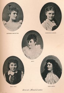 Große Musiker - Tafel XII, um 1890, 1895