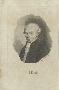 Porträt von Immanuel Kant 1724-1804, ca. 1820