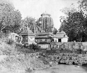 Lingaraj-Tempel, Bhubaneswar, Orissa, Indien, 1905-1906