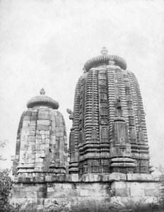 Lingaraj-Tempel, Bhubaneswar, Orissa, Indien, 1905-1906