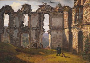 Die Ruinen von Brahehus bei Jönköping, Schweden
