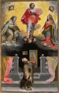 Christus vergibt dem heiligen Franziskus in einer Vision von Federico Barocci