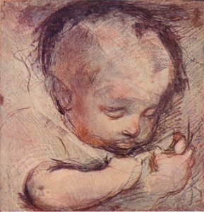 Studie eines schlafenden Babys, 16. Jahrhundert