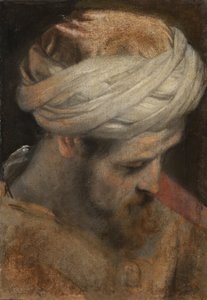 Der Kopf eines Priesters, Studie für Die Beschneidung von Federico Barocci