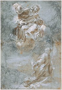 Das Wunder des Heiligen Gürtels, ca. 1600-1610 von Federigo Barocci