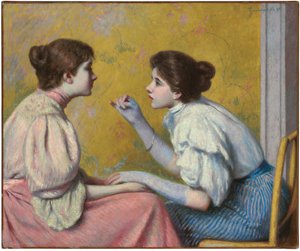 Interessantes Gespräch, 1895