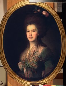 Porträt der Gräfin Elisabeth Santi von Fedor Stepanovich Rokotov