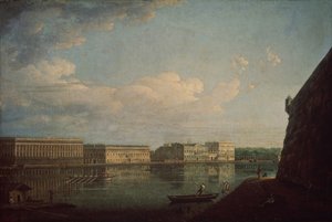 Palastufer vom Peter-und-Paul-Festung aus gesehen, 1794