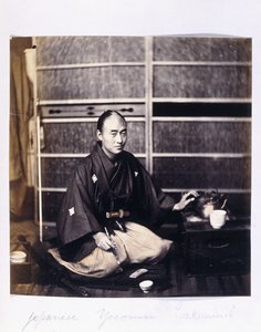 Ein japanischer Yaconin, um 1864-1866 von Felice Beato