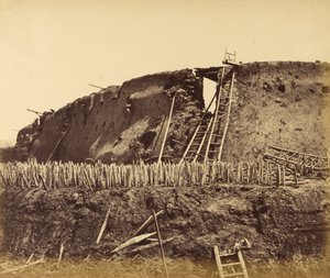 Winkel, in dem die Franzosen am 21. August 1860 eintraten
