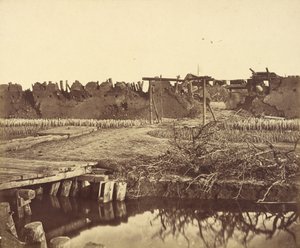 Außenansicht des Nordforts, zeigt den englischen Eingang