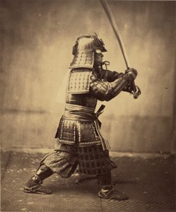 [Japanischer Krieger in Rüstung]