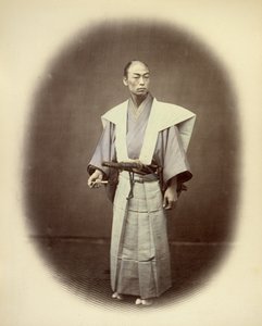 Japanischer Yakonin in Zeremoniekleidung von Felice Beato