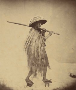 Japaner im Mackintosh, ca. 1865