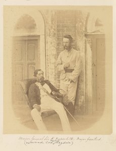 Generalmajor Sir R. Napier, K.C.B., und Major Greatherd von Felice Beato