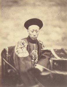 Porträt von Prinz Kung, Bruder des Kaisers von China, der den Vertrag unterzeichnete