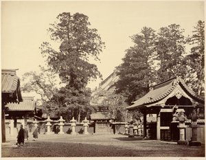 [Tempel in Shiba] von Felice Beato