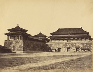 Der Große Kaiserliche Winterpalast, Peking, 29. Oktober 1860 von Felice Beato