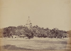 Die Große Pagode im Kaiserlichen Winterpalast, Peking, 29. Oktober 1860, 1860