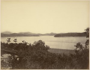 Blick vom Fort Monocacy mit Fort McKee in der Ferne von Felice Beato