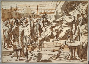 Caius Mucius Scaevola und Porsena, 1800–1820