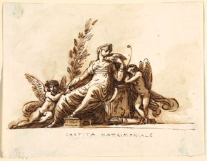 Eheliche Keuschheit, Sala di Corneglia, Palazzo Cavina, Faenza von Felice Giani