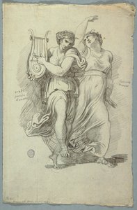 Terpsichore, Muse des Tanzes und Erato, Muse der Liebesdichtung