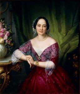 Porträt von Anne Opulich, von Felice Schiavoni