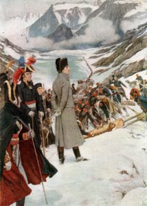 Der Übergang des St. Bernhard von Felicien baron de Myrbach Rheinfeld