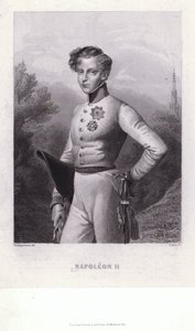 Napoleon François Joseph Charles Bonaparte, Sohn von Kaiser Napoleon I. von Frankreich (Gravur)
