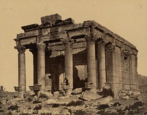 Der Tempel von Bel oder Baal Shamin, Palmyra, ca. 1875
