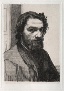 Alphonse Legros, 1861 gedruckt 1875 von Felix Bracquemond