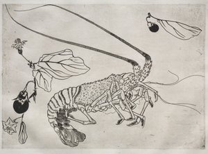 Großer Hummer mit erhobenen Antennen Nr. 21, 1866