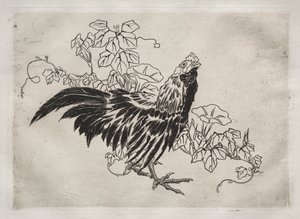 Tafelservice Rousseau-Service: Hahn und Morgenruhm Nr. 25, 1866