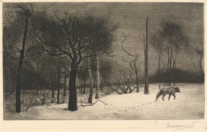 Winter von Felix Bracquemond