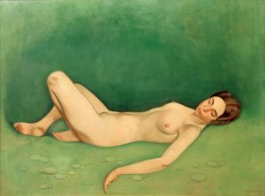 Schlafende Badende (Schlafende nackte Frau)