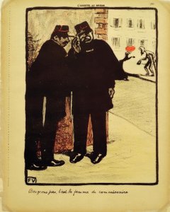 Nicht bewegen, es ist die Frau des Kommissars von Felix Edouard Vallotton