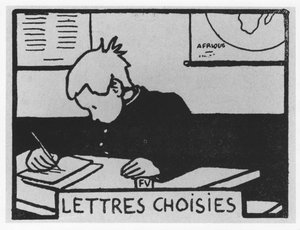 Karotte Poil: „lettres choisies“, Jules Renard, Illustration von Felix Vallotton, ed. Flammarion.