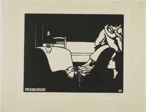 Fünf Uhr, Platte sieben aus Intimitäten von Felix Edouard Vallotton